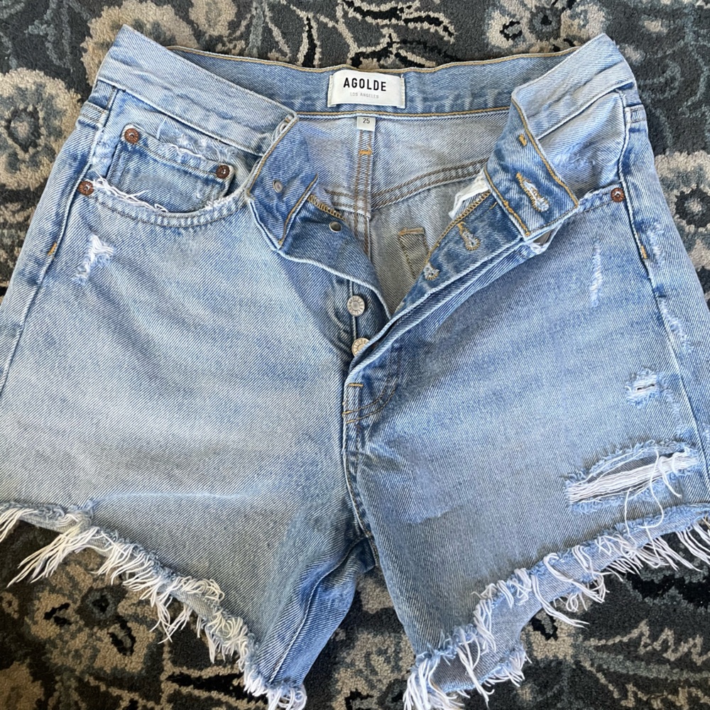 AGOLDE parker shorts long size 25